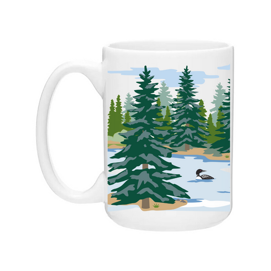 Ceramic Coffee Mugs | Loon Lake Wrap
