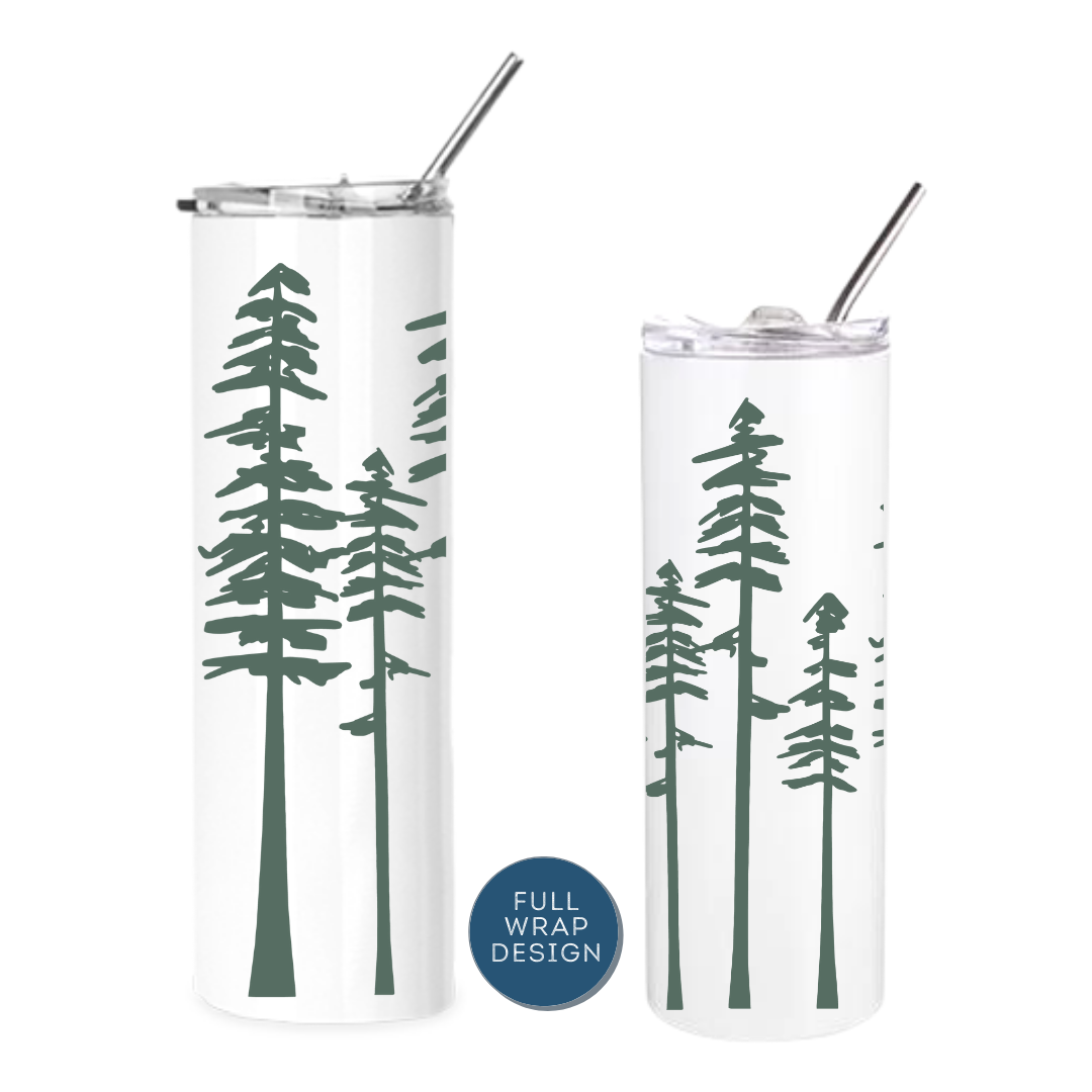 Pine Doodle Insulated Drinkware