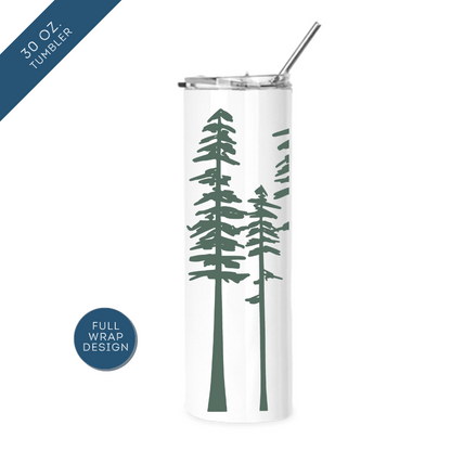 Pine Doodle Insulated Drinkware
