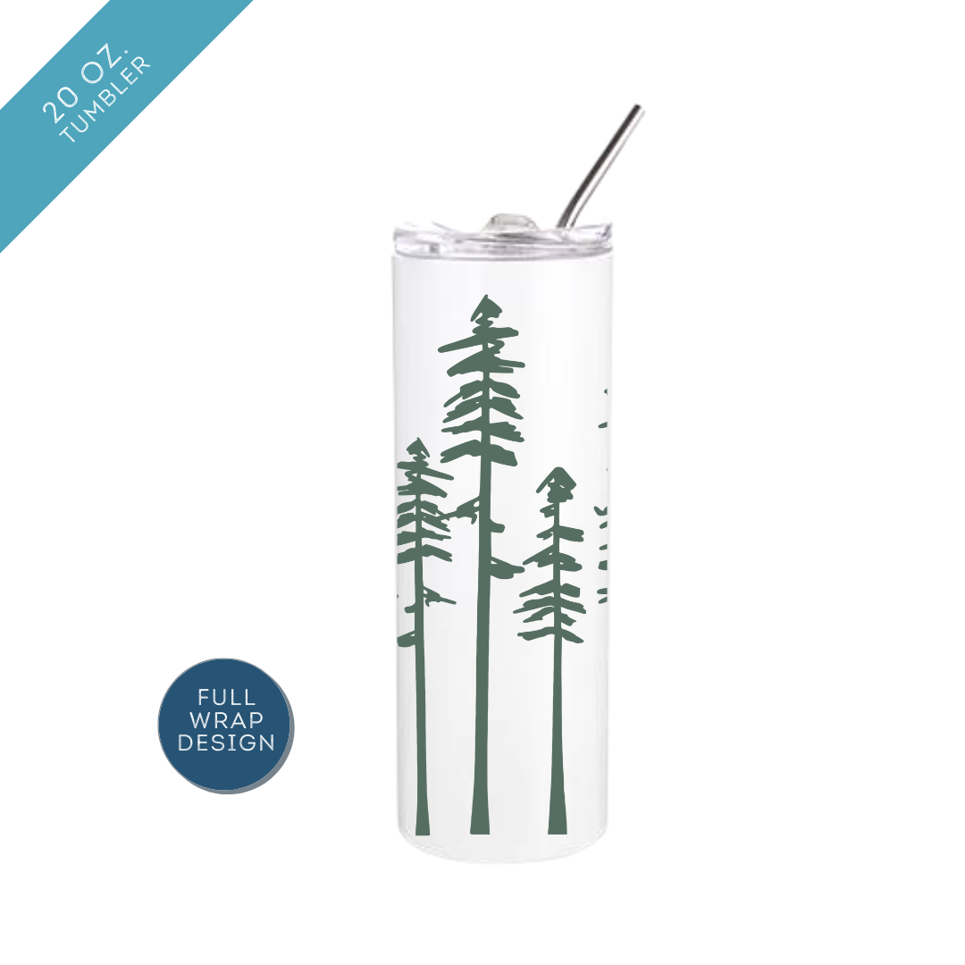 Pine Doodle Insulated Drinkware