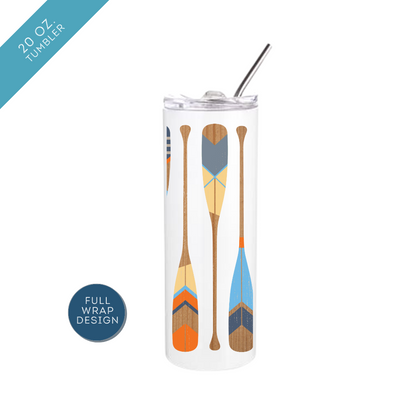 Painted Paddles Insulated Drinkware
