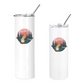 Pink Sky Campsite Insulated Drinkware