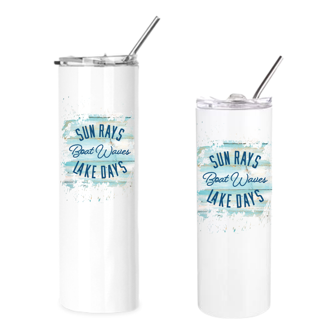 Sun Rays Lake Days Insulated Drinkware
