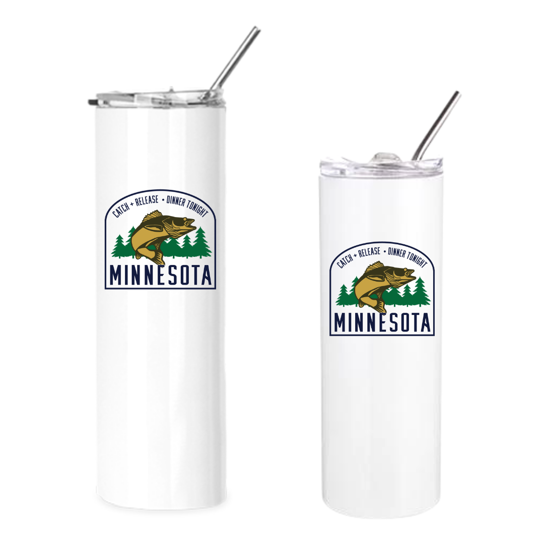 Minnesota Walleye Badge Insulated Drinkware