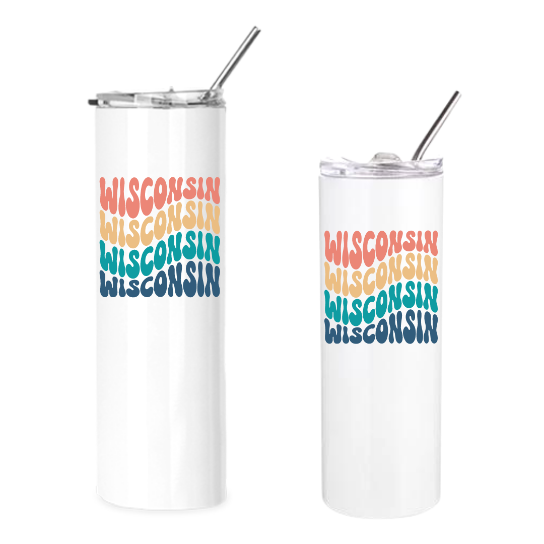 Groovy Wisconsin Insulated Drinkware