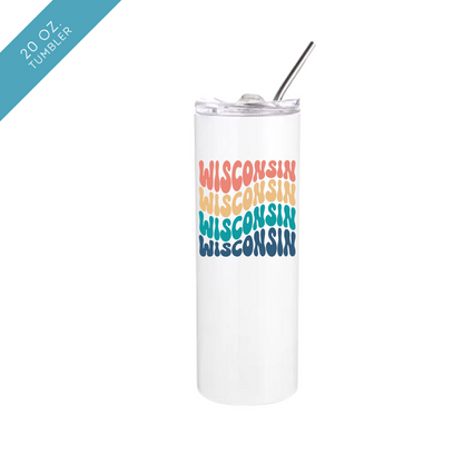Groovy Wisconsin Insulated Drinkware