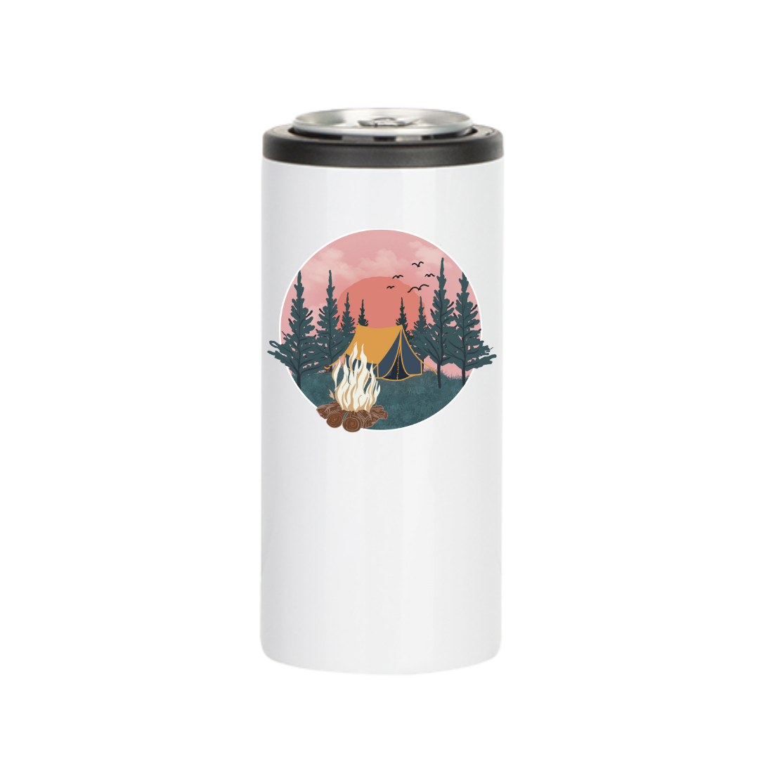 Pink Sky Campsite Insulated Drinkware