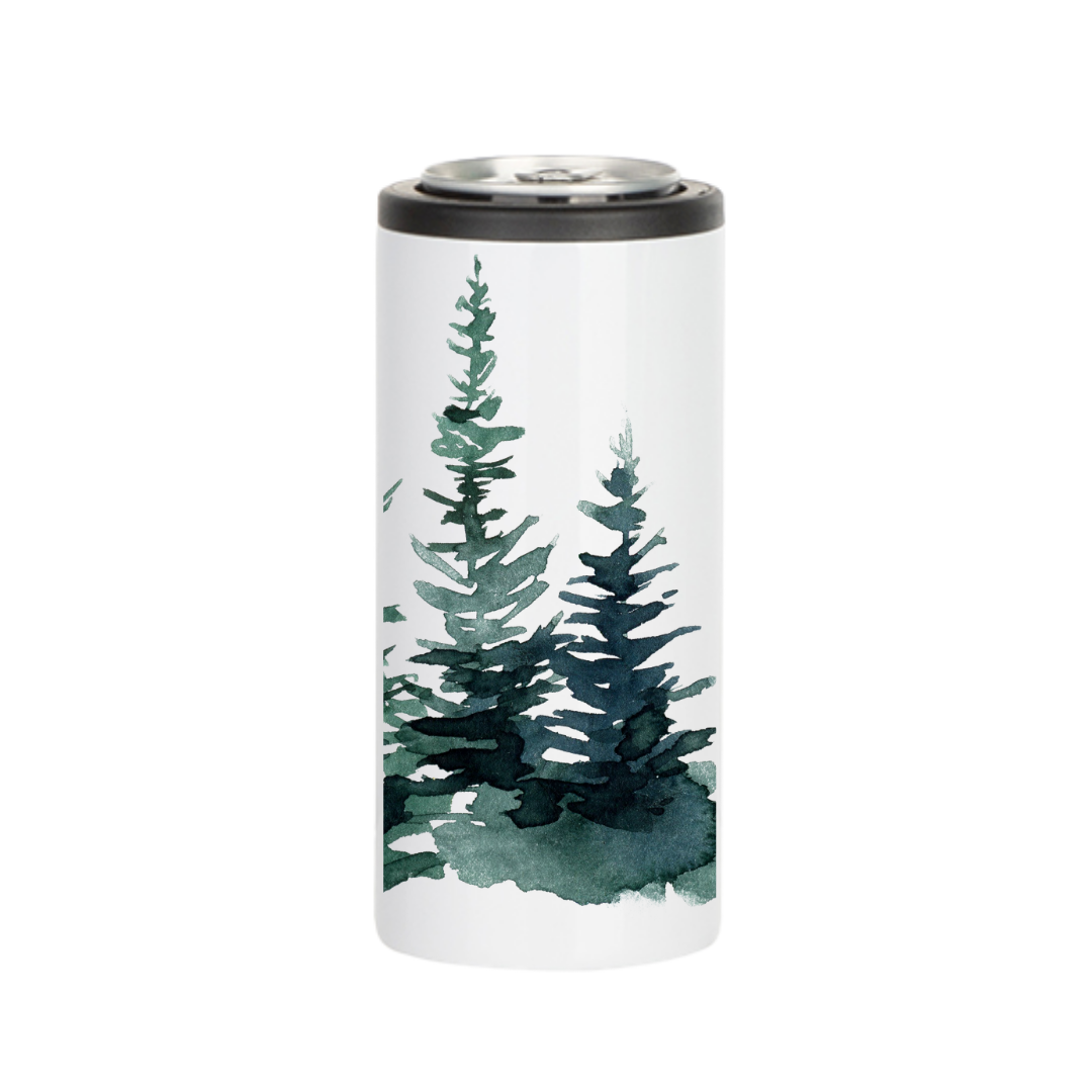 Watercolor Pines Insulated Drinkware