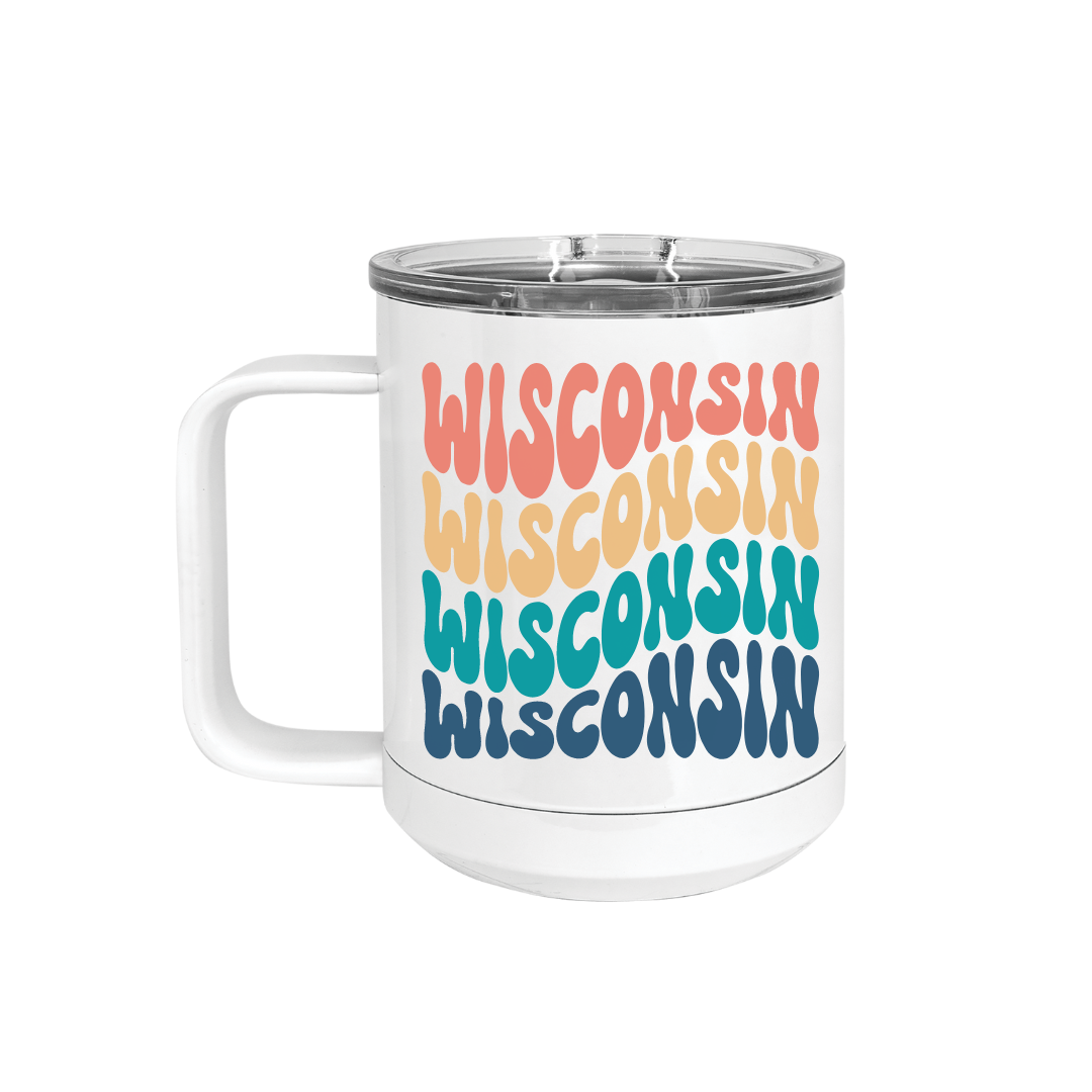 Groovy Wisconsin Insulated Drinkware